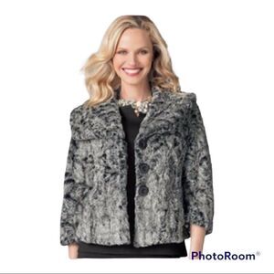 CAbi Faux Fur Jacket M
